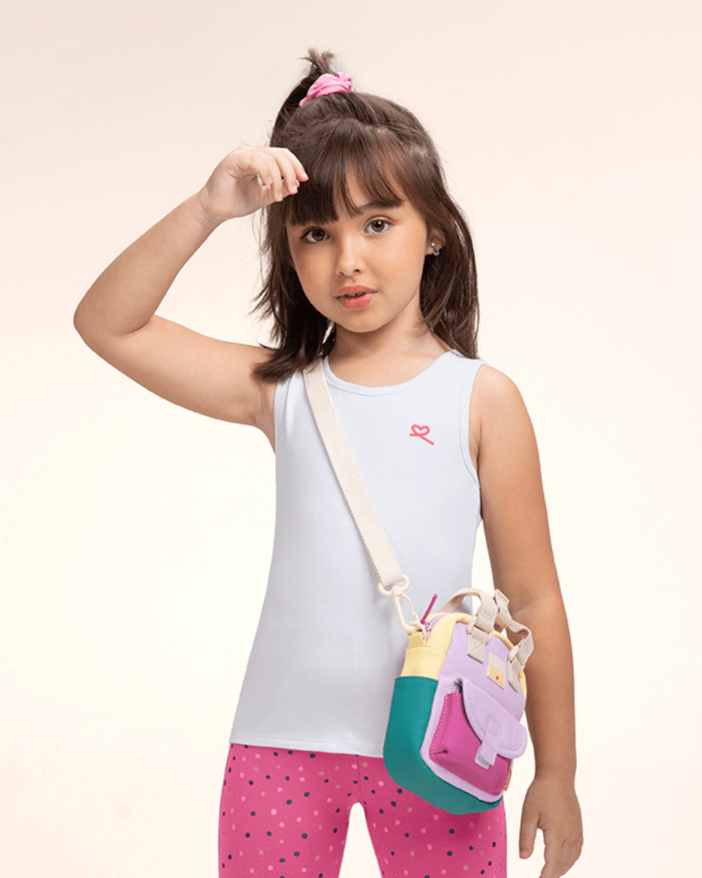 Regata Básica Infantil Menina em Cotton Kely Kety