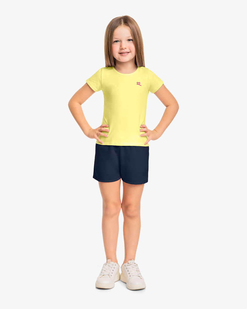 Blusa Básica Infantil em Cotton Kely Kety