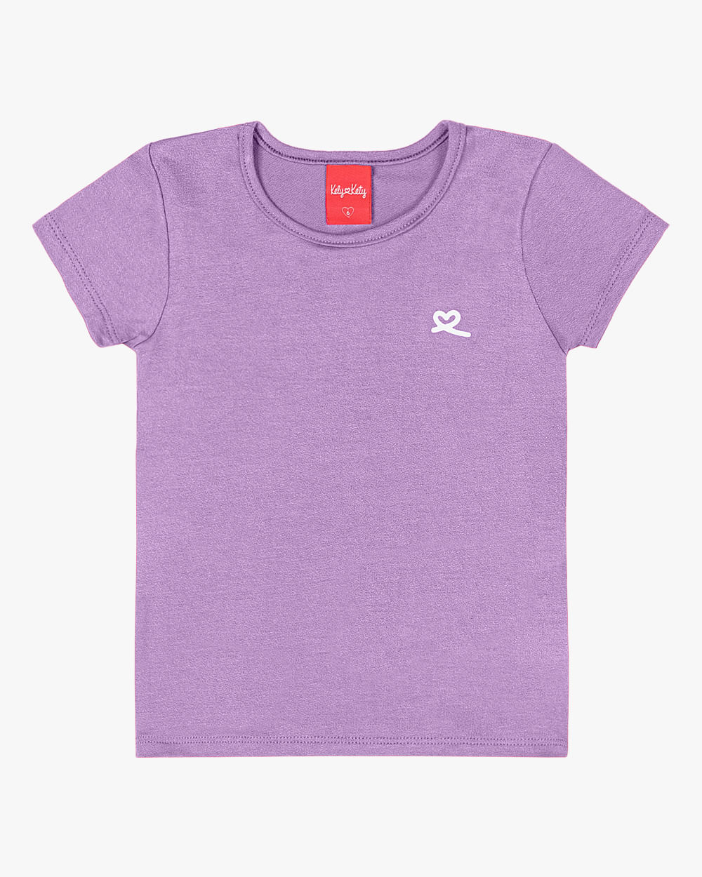 Blusa Básica Infantil em Cotton Kely Kety