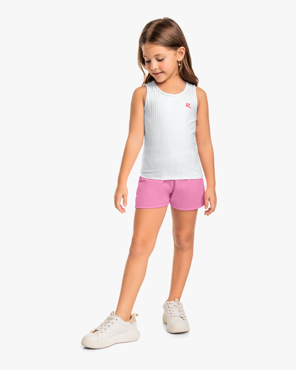 Regata Básica Infantil Canelada Menina Kely Kety