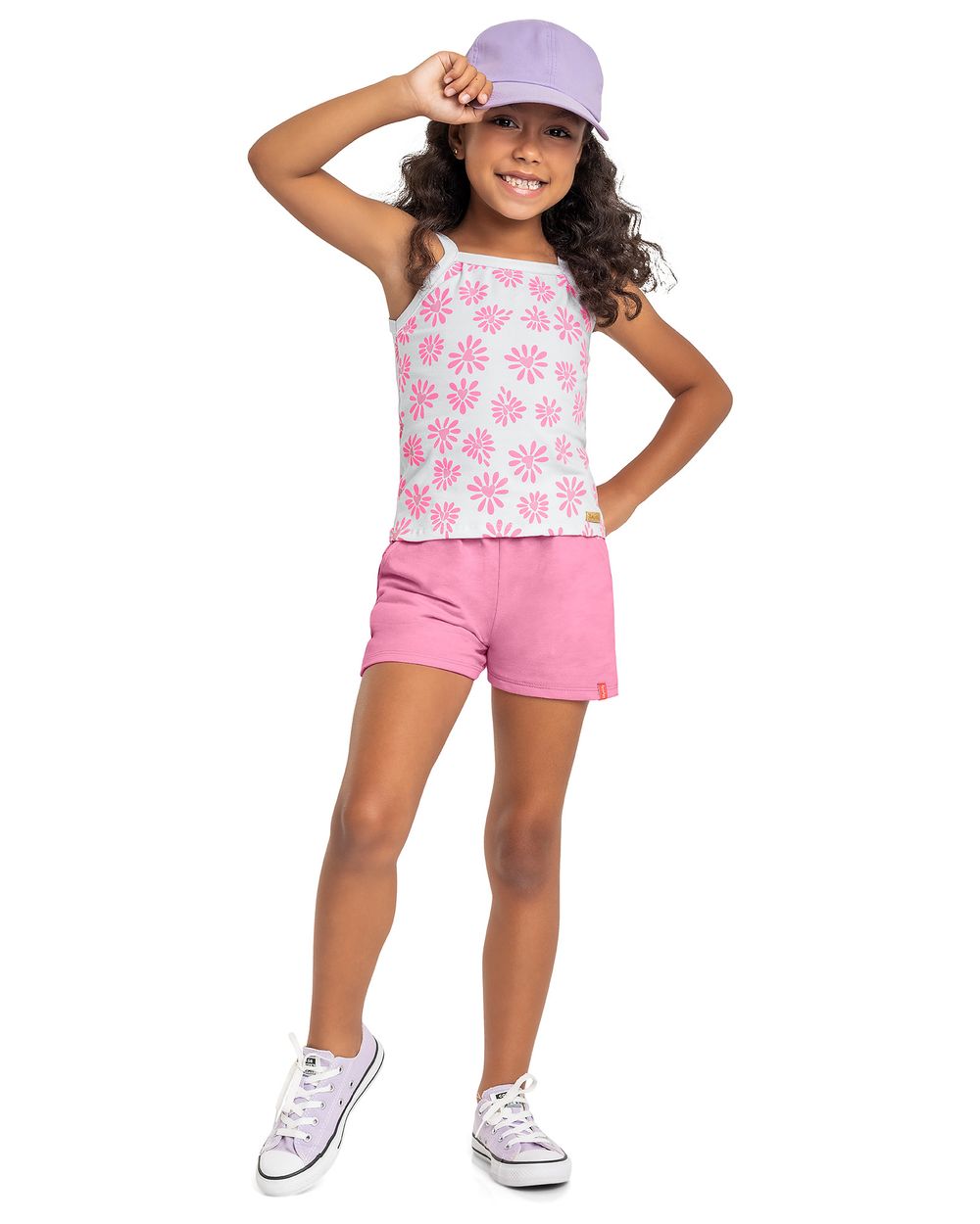 Blusa Infantil Básica Estampada Kely Kety