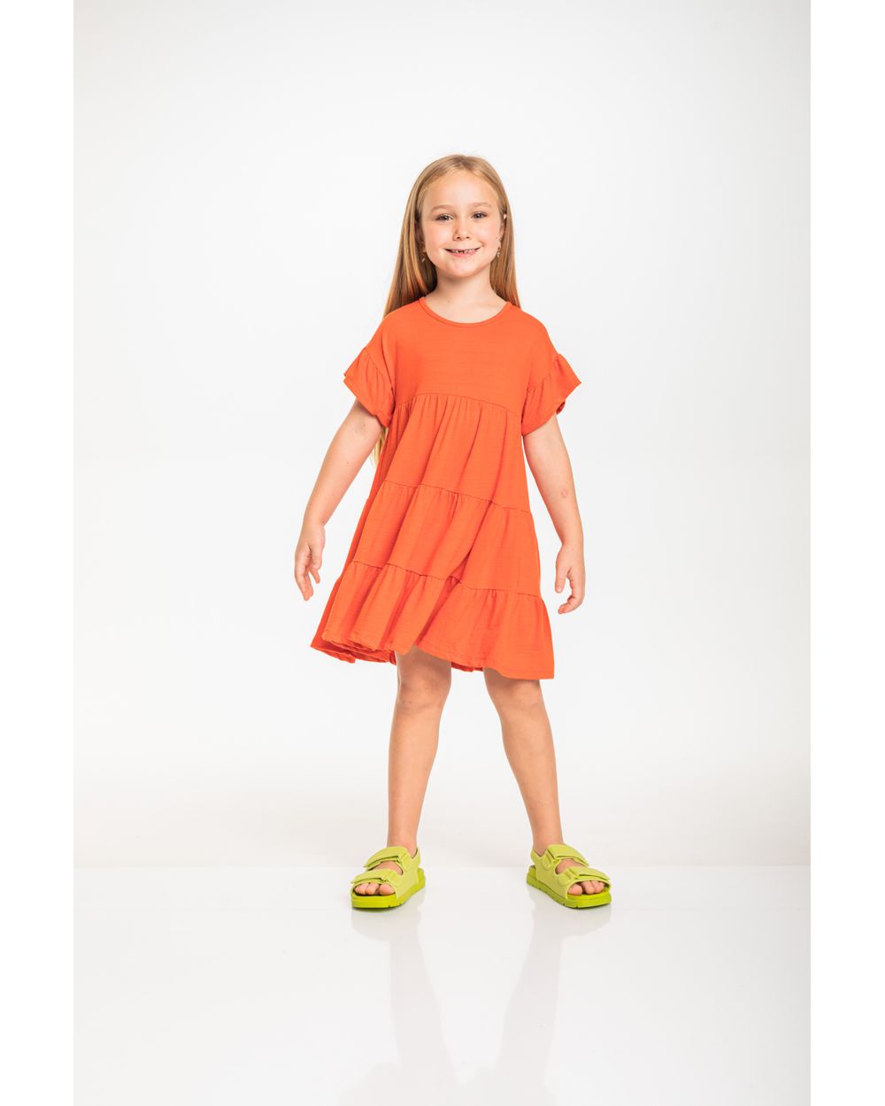 Vestido Infantil em Viscose Kely Kety