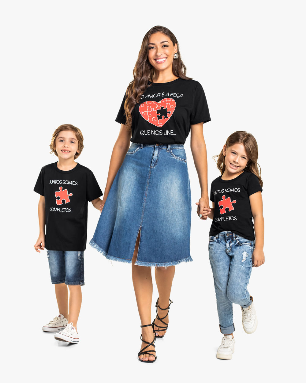 Blusa Infantil Estampa Mãe e Filha Kely Kety