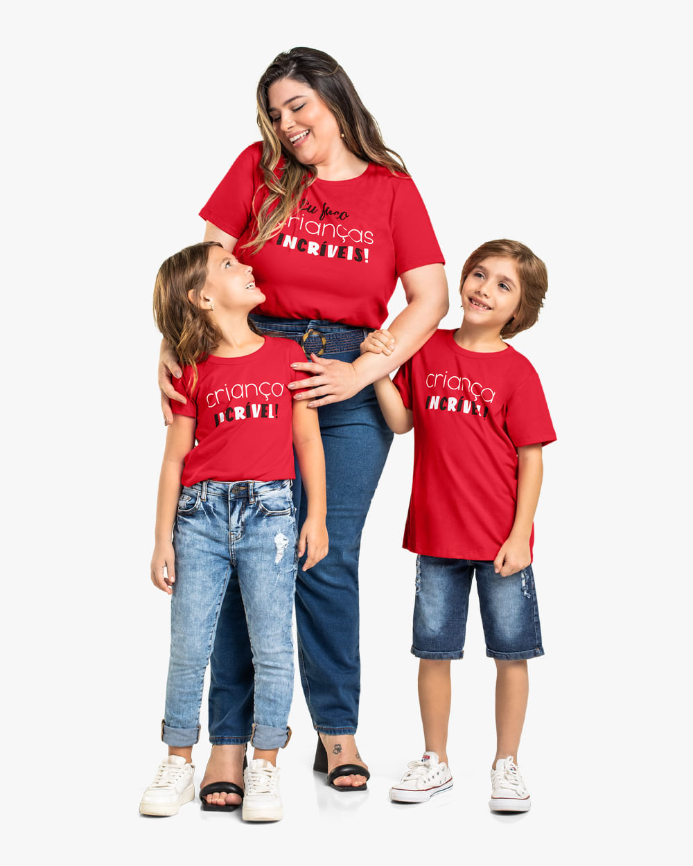 Blusa Infantil Estampa Mãe e Filha Kely Kety