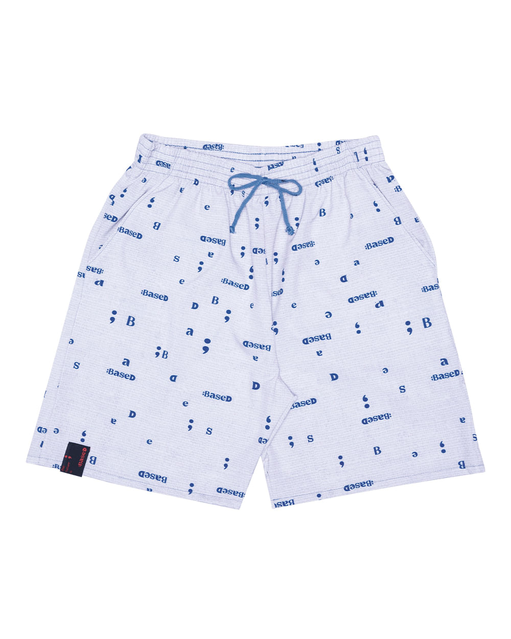 Bermuda Masculina Estampada em Tecido  Based