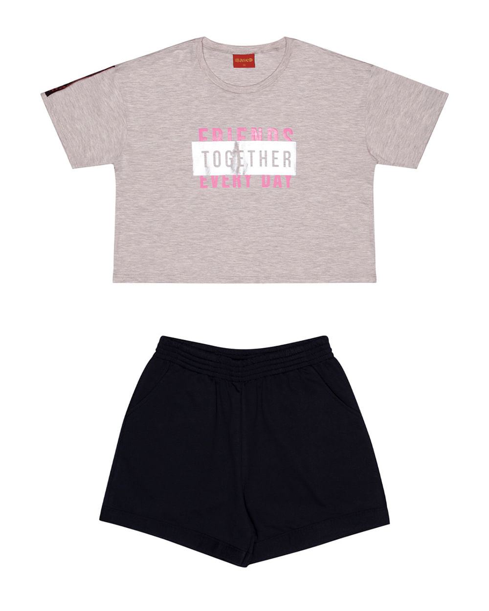 Conjunto Blusa e Shorts Feminino  Based