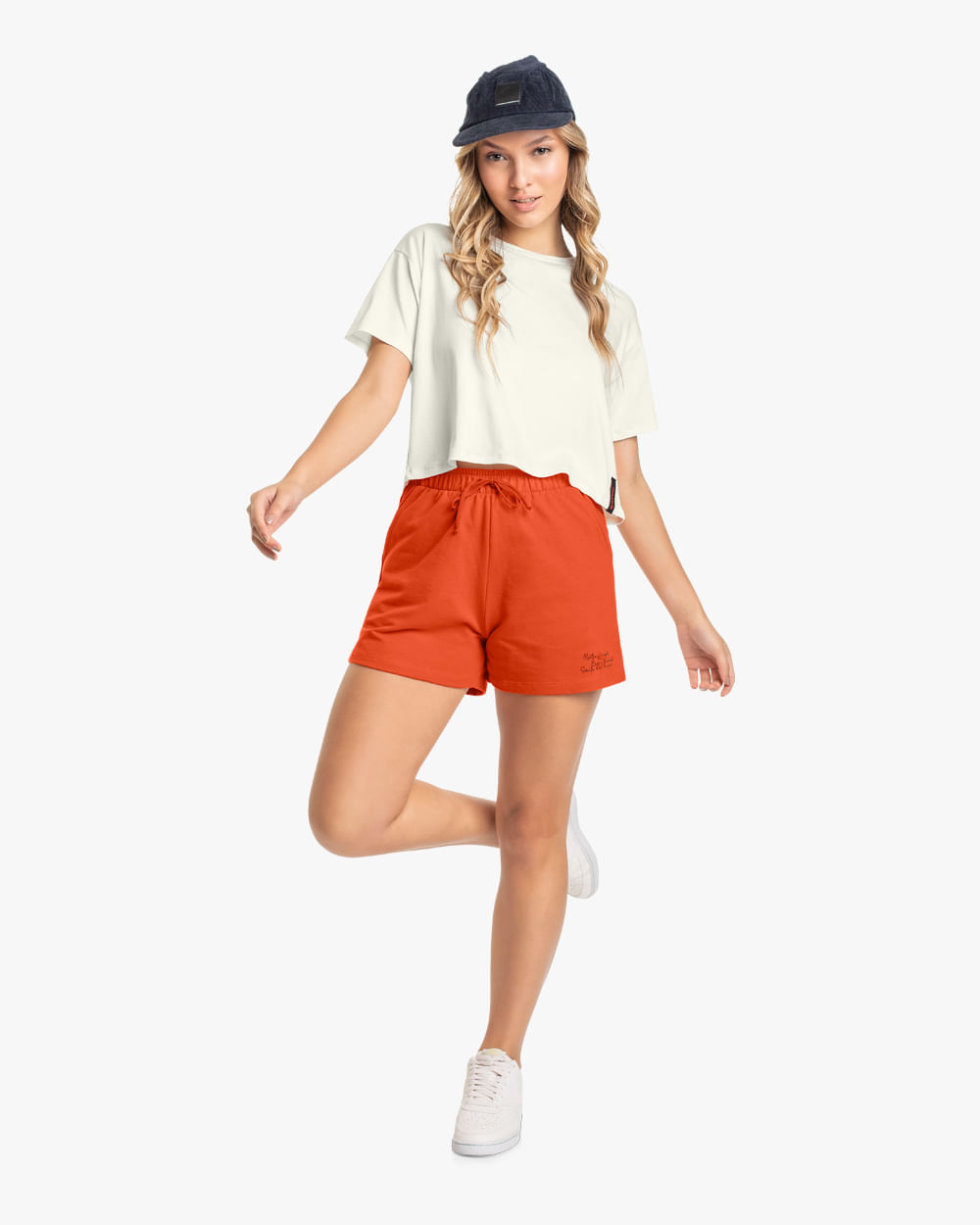 Shorts Juvenil Feminino em Moletinho BaseD