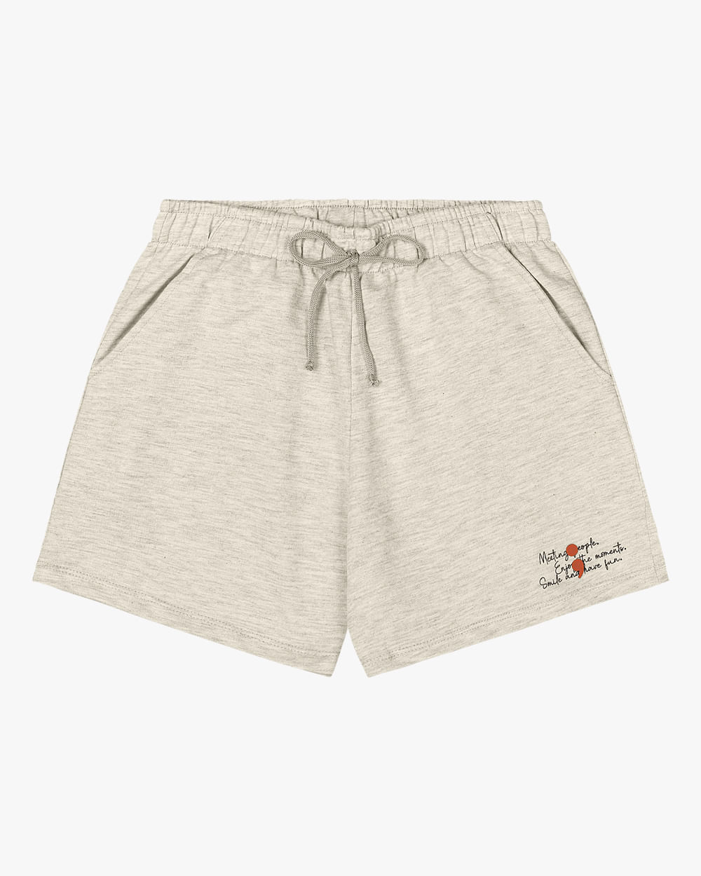 Shorts Juvenil Feminino em Moletinho BaseD