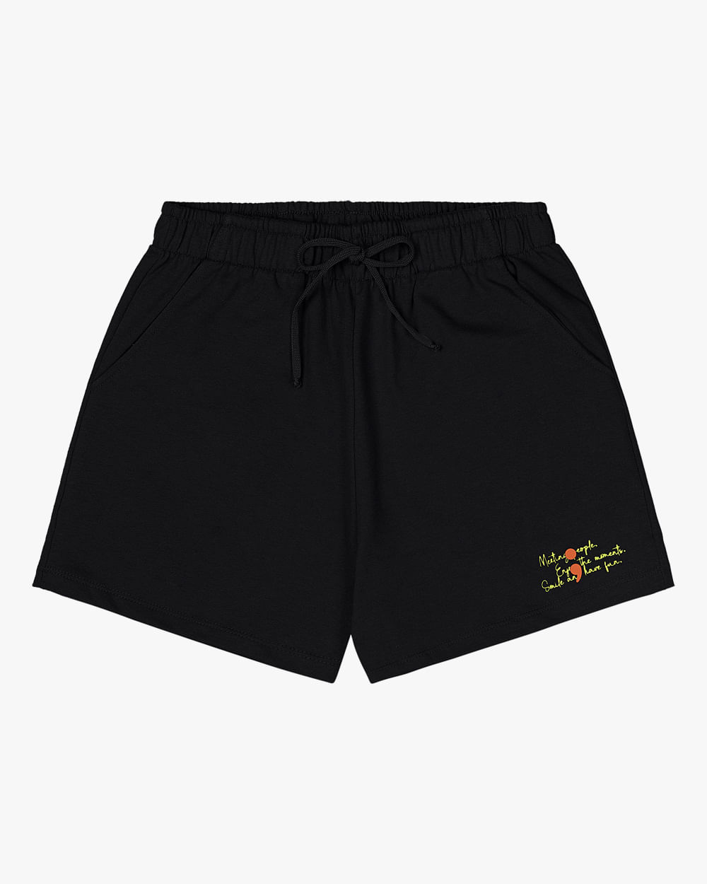 Shorts Juvenil Feminino em Moletinho BaseD