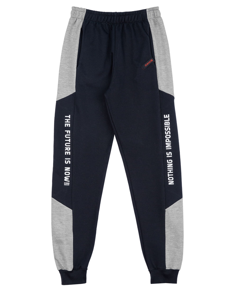 Calça Jogger Juvenil Masculina em Moletom - BaseD - Preto