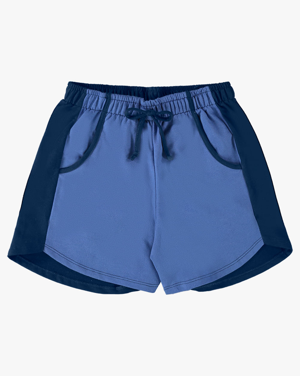 Shorts Feminino Juvenil em Moletinho com Bolsos- BaseD - Oxford