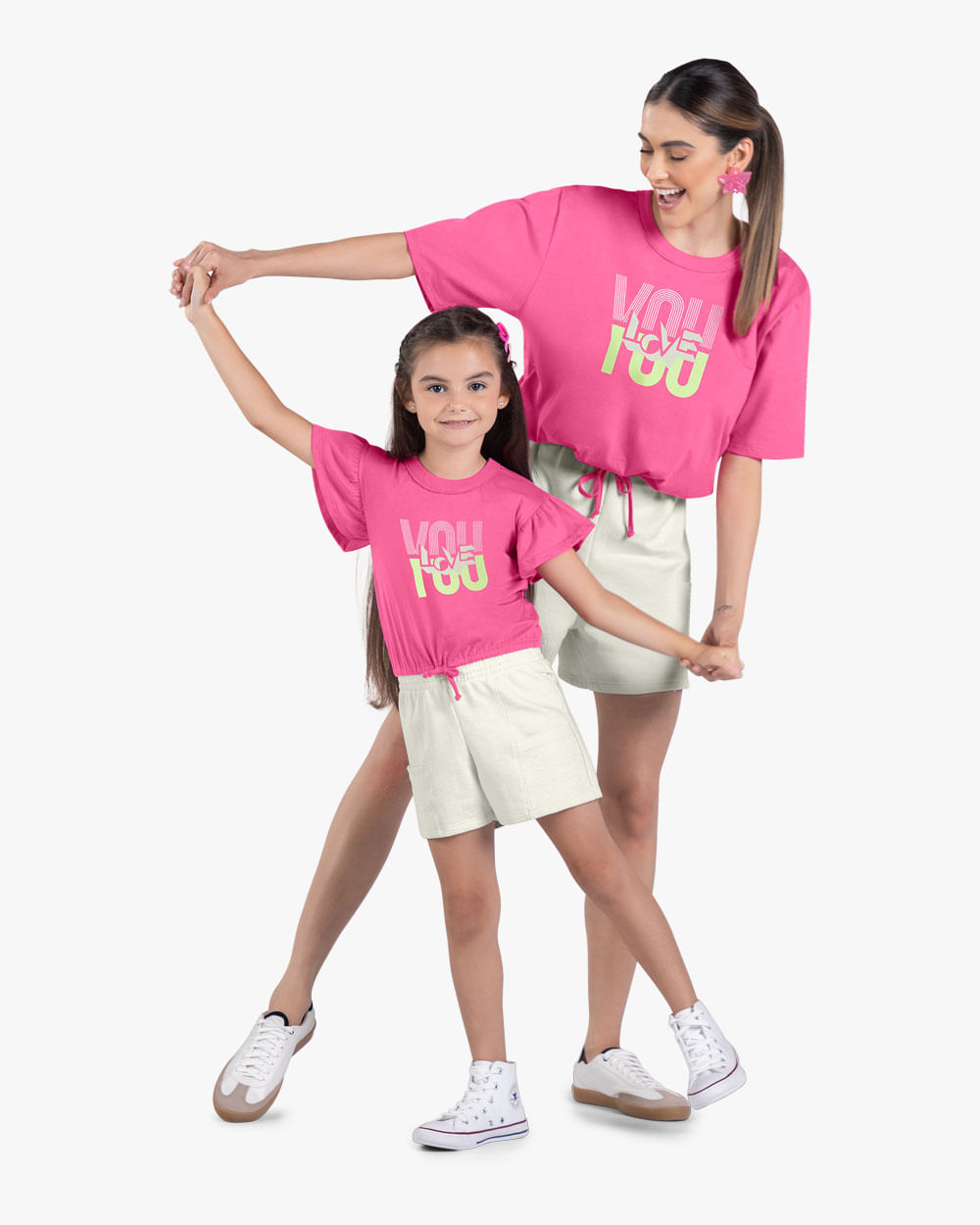 Conjunto Infantil Menina Mãe e Filha - Kely Kety - Blossom