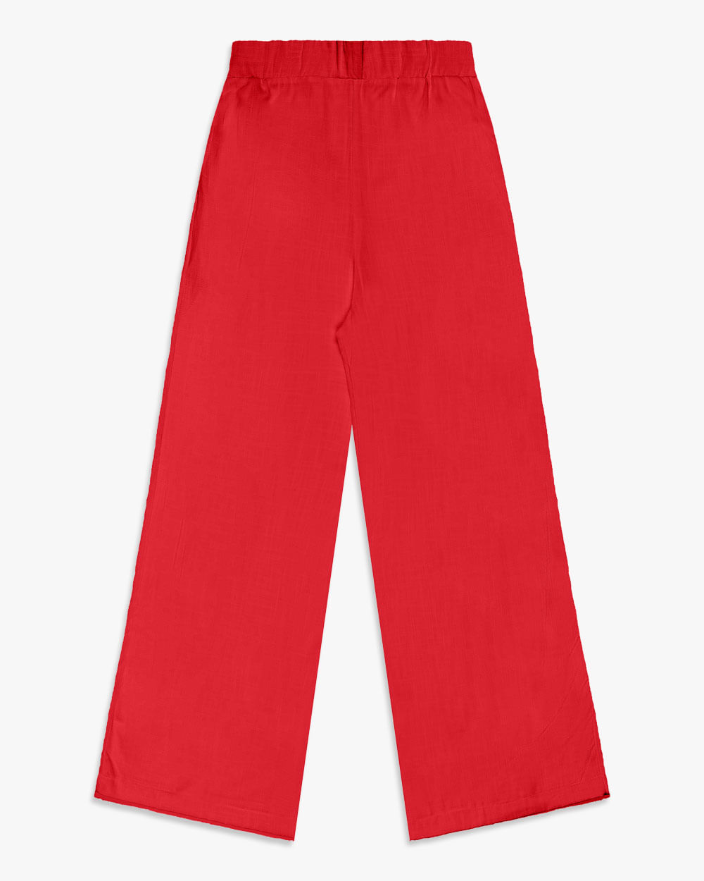 Calça Feminina Pantalona Plus Size em Viscose - Cereja Rosa -Cayenne