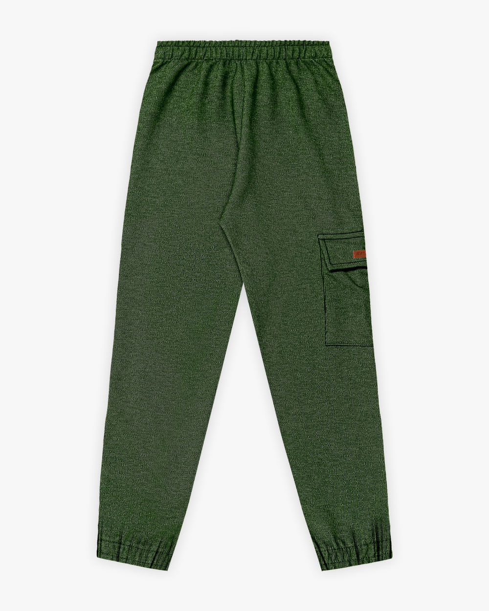 Calça Infantil Menino com Bolso em Moletom Jeans - ReiRex - Verde